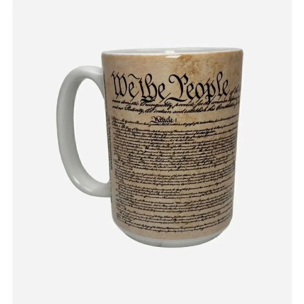 We The People Declaration Of Independence Ceramic Coffee Mug Cup